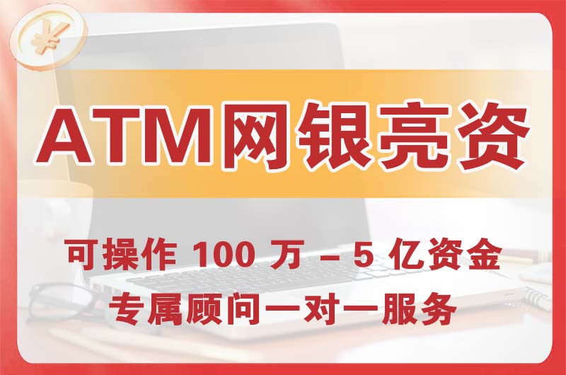 石龙ATM机、网银亮资显账